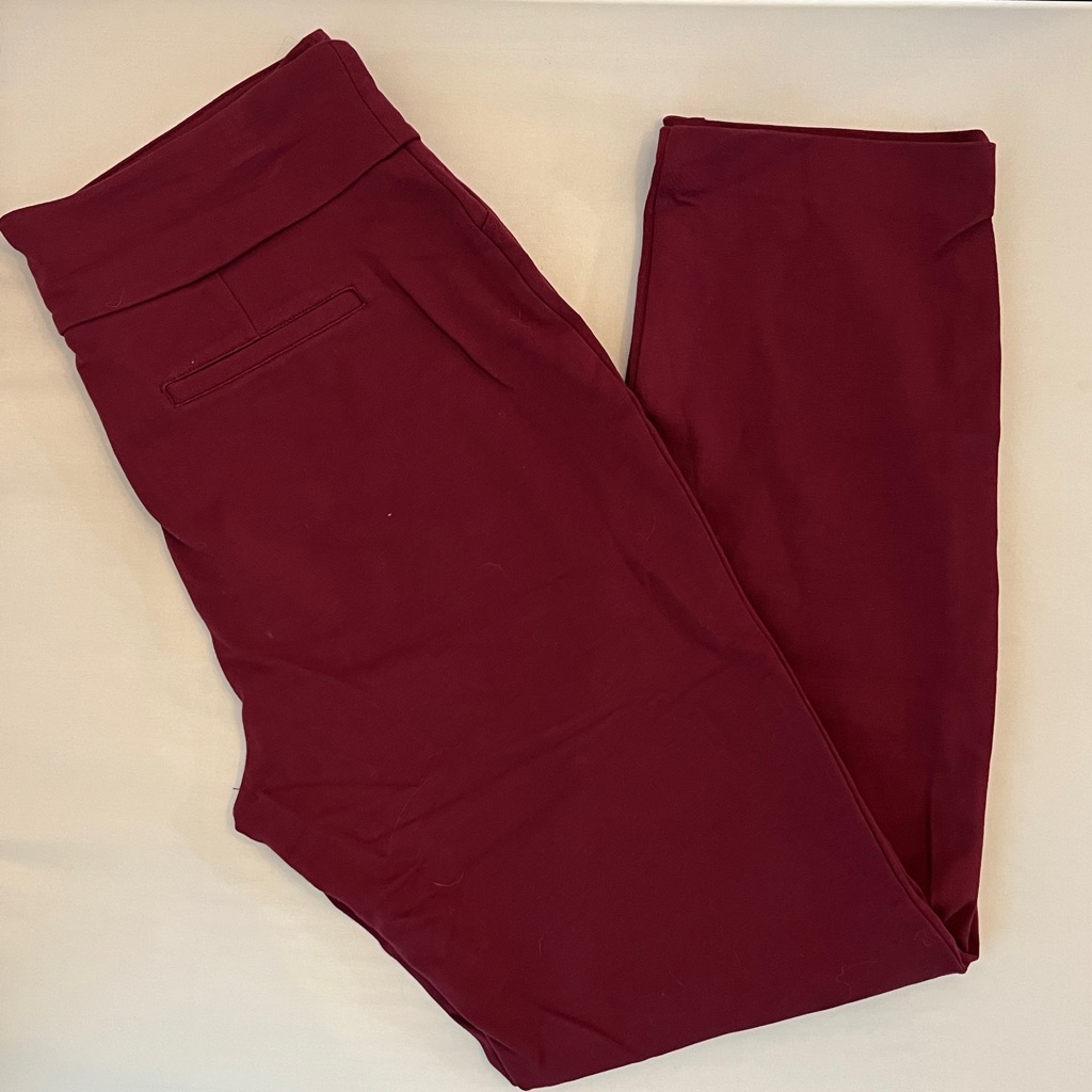 Charter Club Deep Wine Ponte Leggings